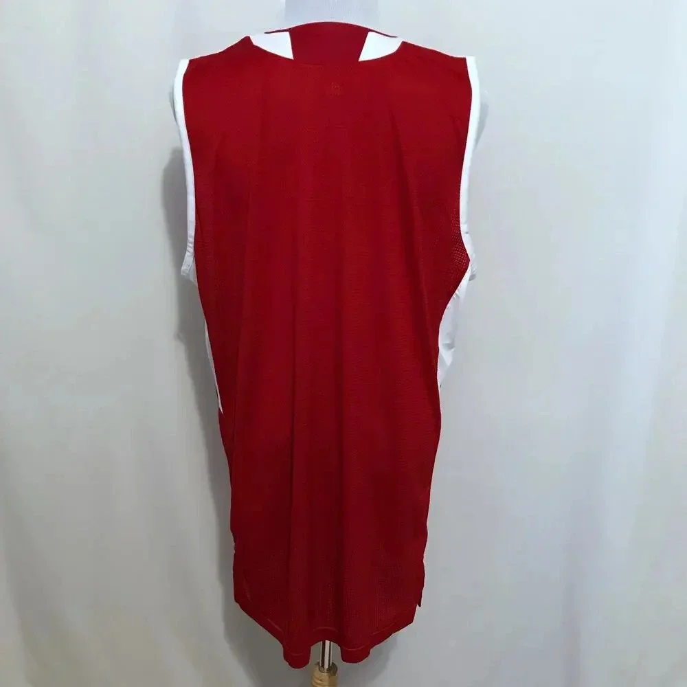 Adidas NWOT Red Generic Team Jersey Men 2XL